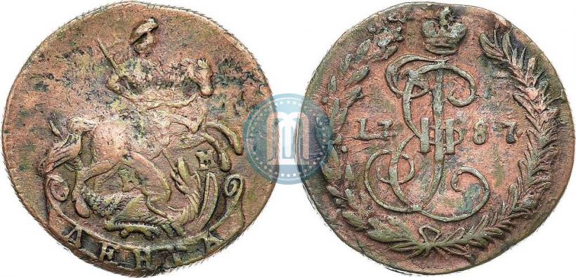 Фото Денга 1787 года КМ 