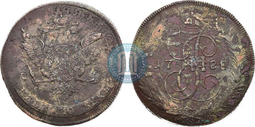 Picture 5 kopecks 1788 year СПМ 