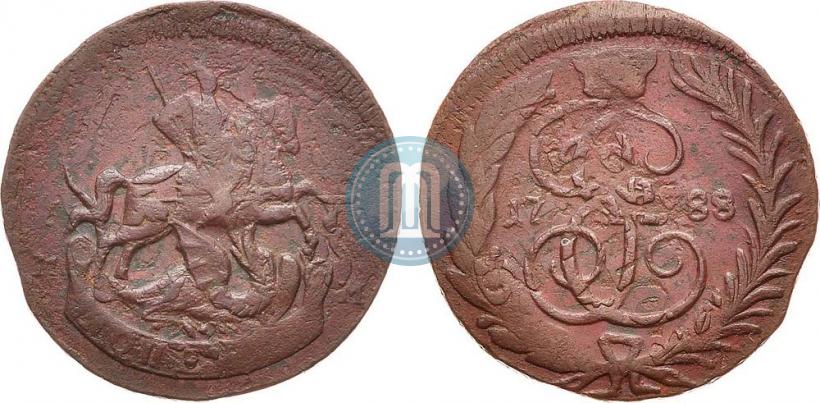 Фото 1 копейка 1788 года ММ 