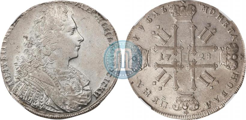 Picture 1 rouble 1728 year  "Type of 1728"
