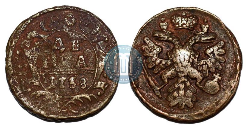Фото Денга 1738 года  