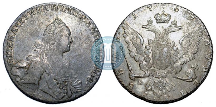 Фото 1 рубль 1769 года ММД-EI 