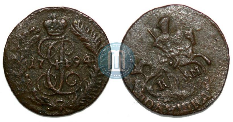 Фото Полушка 1794 года КМ 