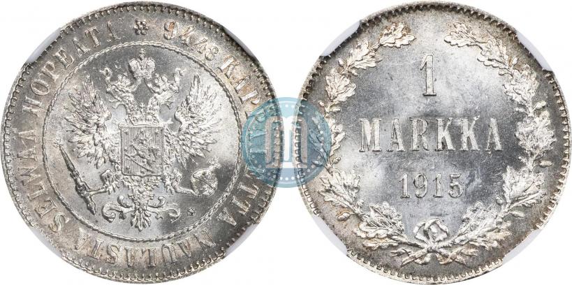 Picture 1 markka 1915 year S 