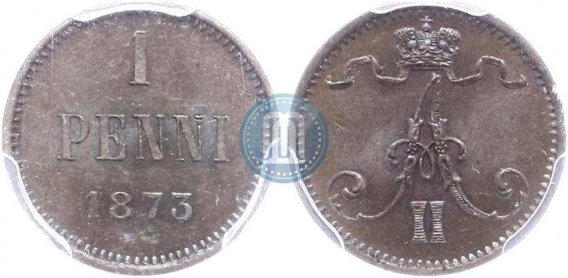 Picture 1 penni 1873 year  