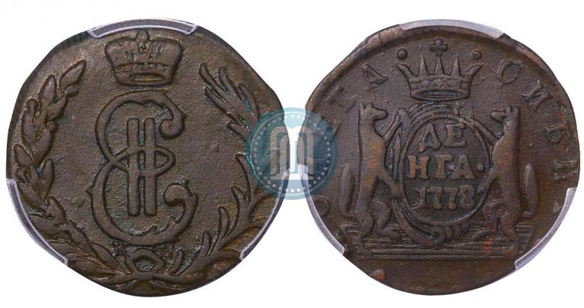 Фото Денга 1778 года КМ 