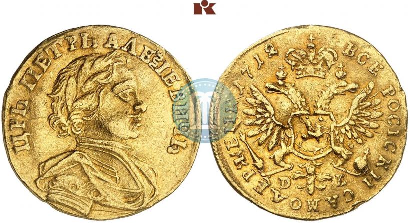 Фото 1 червонец 1712 года D-L 