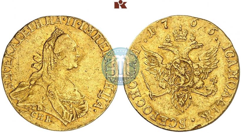 Picture 1 ducat 1766 year СПБ 