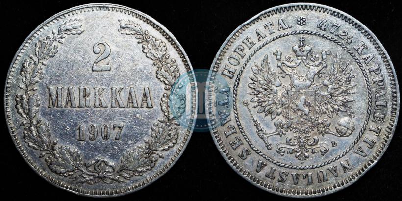 Picture 2 markkaa 1907 year L 