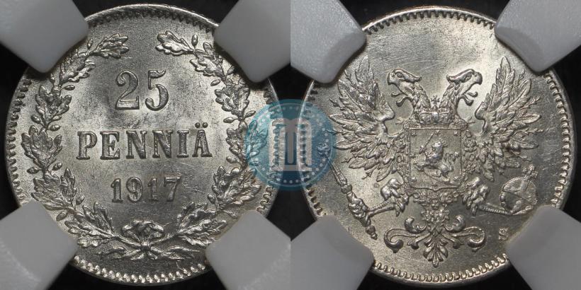 Фото 25 пенни 1917 года S 