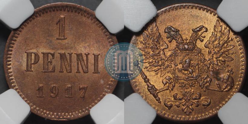 Picture 1 penni 1917 year  