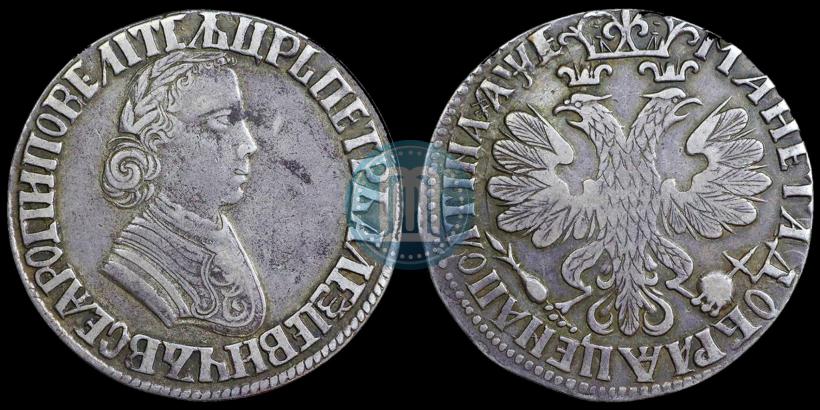 Picture Poltina 1705 year  "Portrait by F. Alekseev"