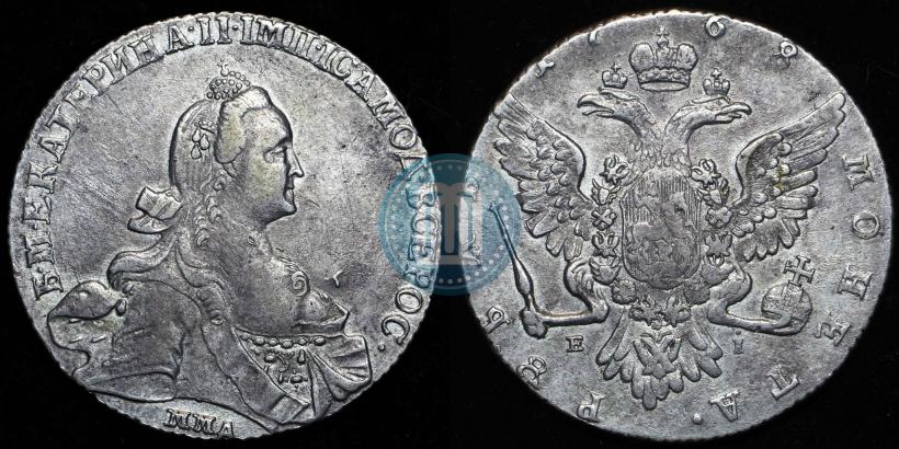 Picture 1 rouble 1768 year ММД-EI 