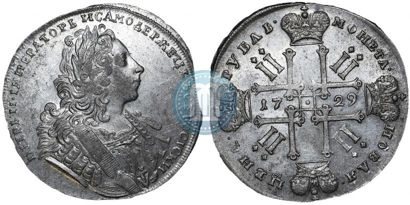 Picture 1 rouble 1729 year  "Type of 1729"