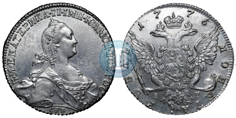 Picture 1 rouble 1776 year СПБ-ЯЧ 