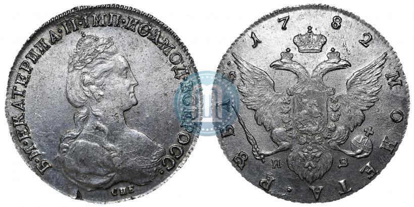 Picture 1 rouble 1782 year СПБ-ИЗ 