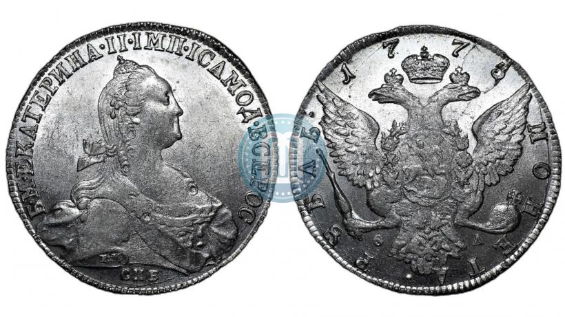 Picture 1 rouble 1775 year СПБ-ФЛ 