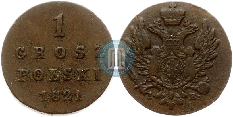 Фото 1 грош 1821 года IB 