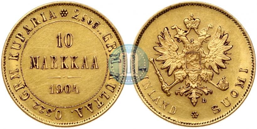 Picture 10 markkaa 1904 year L 