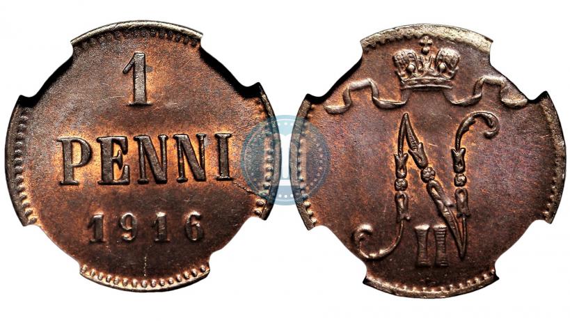 Picture 1 penni 1916 year  