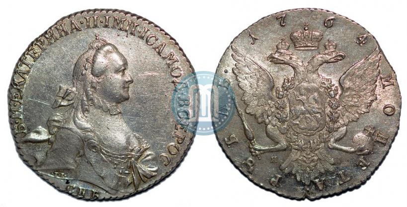 Picture 1 rouble 1764 year СПБ-ЯI 
