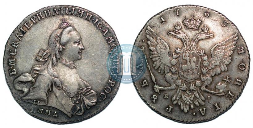 Picture 1 rouble 1765 year ММД-EI 