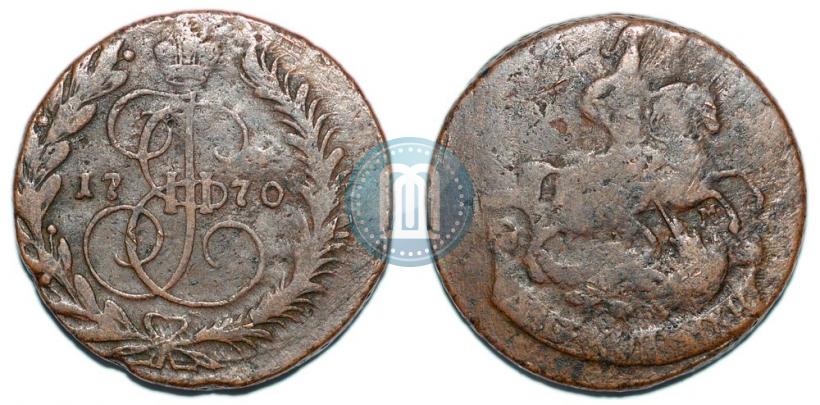 Фото 2 копейки 1770 года ЕМ 