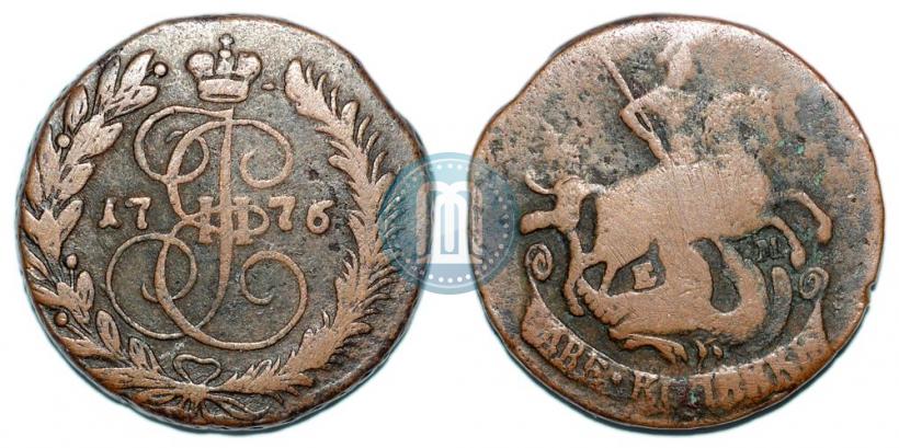 Фото 2 копейки 1776 года ЕМ 