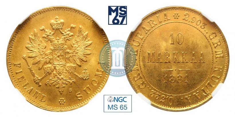 Фото 10 марок 1881 года S 