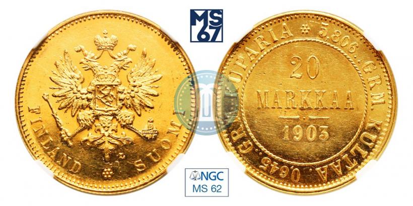 Picture 20 markkaa 1903 year L 