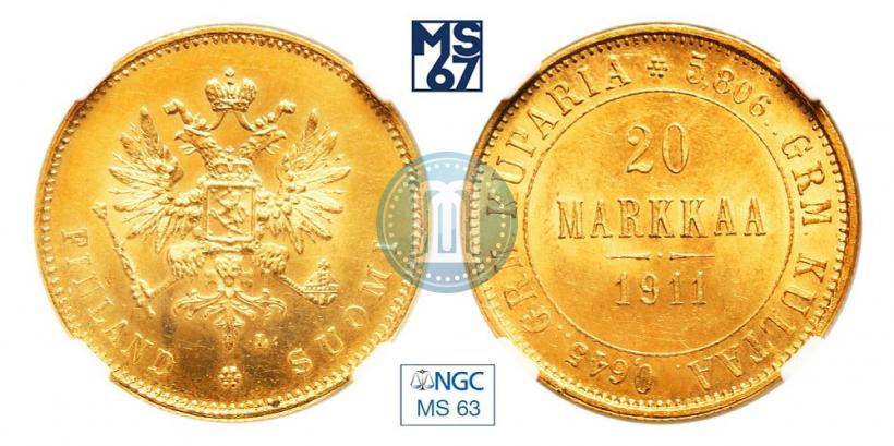 Picture 20 markkaa 1911 year L 