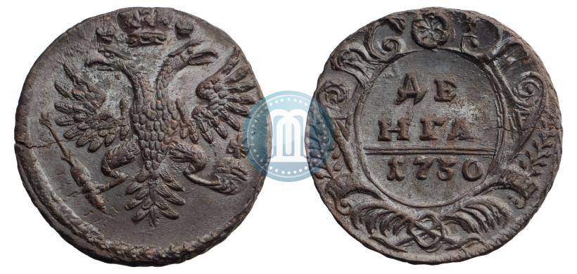 Фото Денга 1730 года  