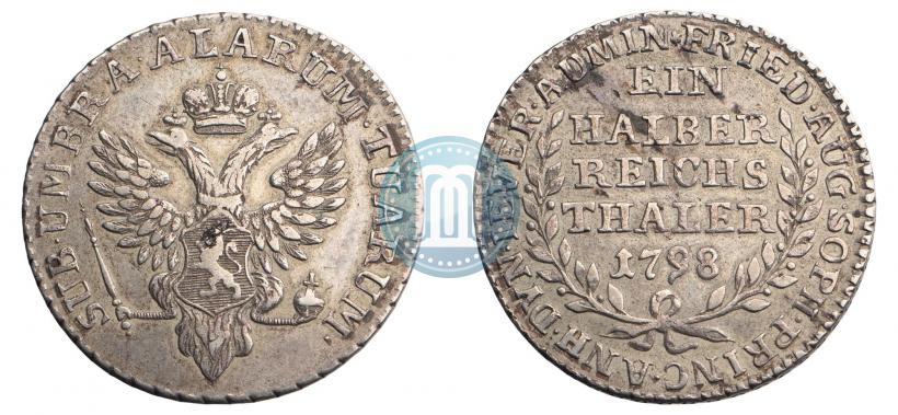 Фото Ein halber reichsthaler 1798 года  "Княжество Йевер"
