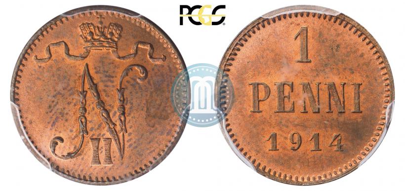Picture 1 penni 1914 year  