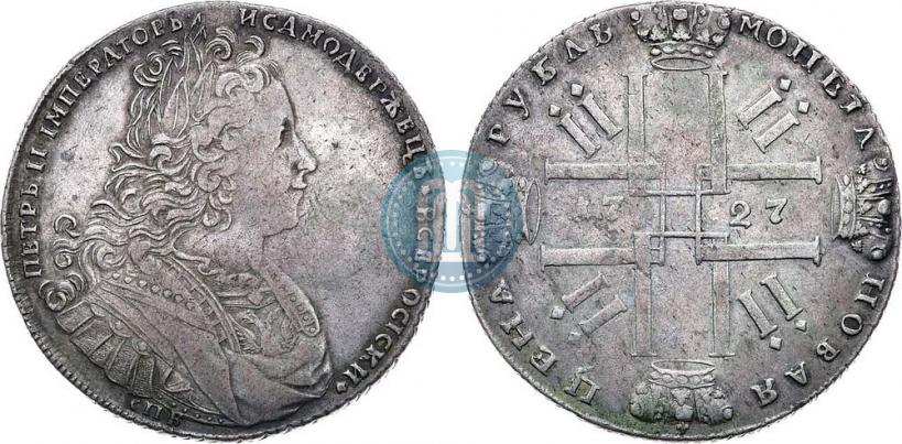 Picture 1 rouble 1727 year СПБ "Petersburg type"