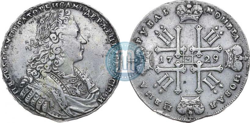 Picture 1 rouble 1729 year  "Type of 1728"