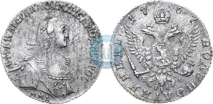 Фото Полуполтинник 1767 года ММД-EI 