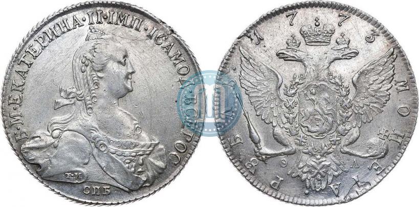 Фото 1 рубль 1773 года СПБ-ФЛ 