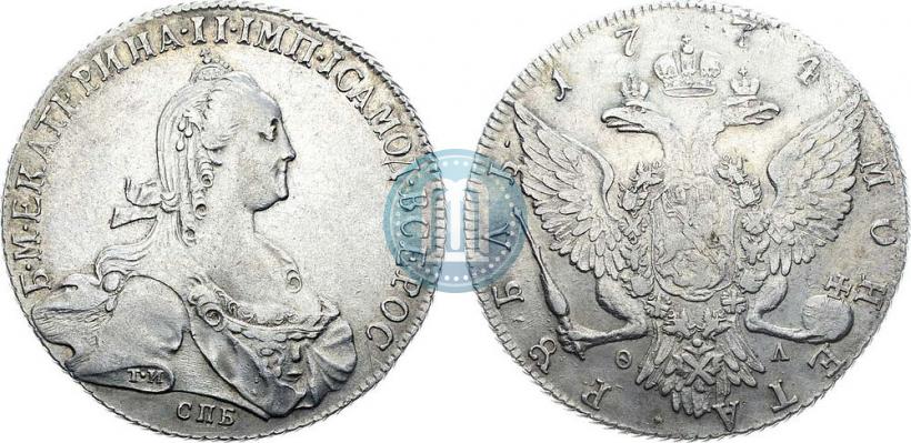 Фото 1 рубль 1774 года СПБ-ФЛ 