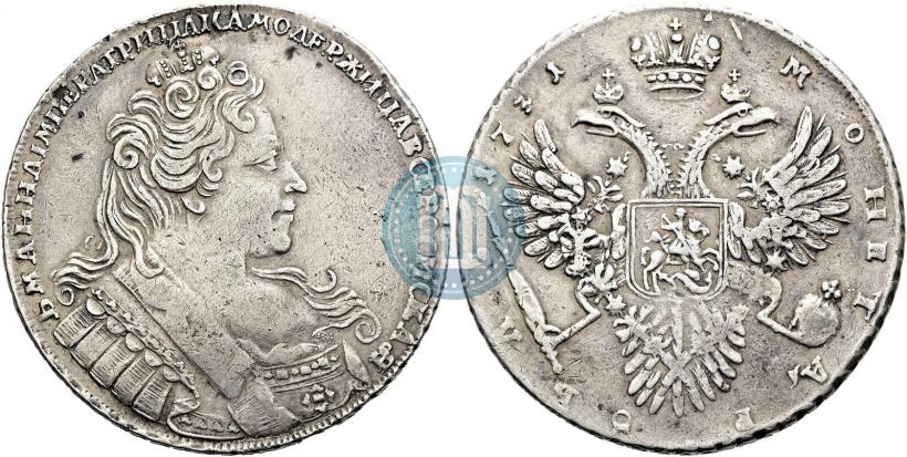 Picture 1 rouble 1731 year  
