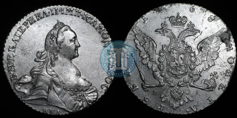 Picture 1 rouble 1768 year ММД-EI 