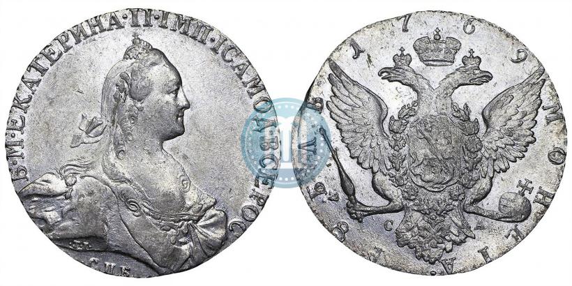 Picture 1 rouble 1769 year СПБ-СА 