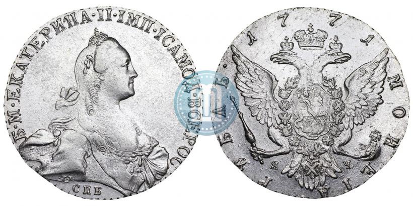 Picture 1 rouble 1771 year СПБ-ЯЧ 