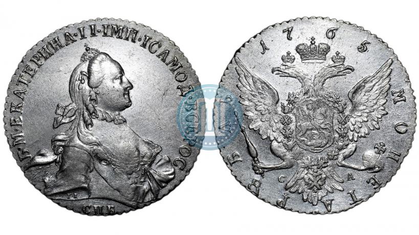 Picture 1 rouble 1765 year СПБ-СА 