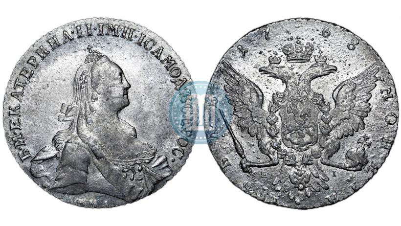 Picture 1 rouble 1768 year ММД-EI 