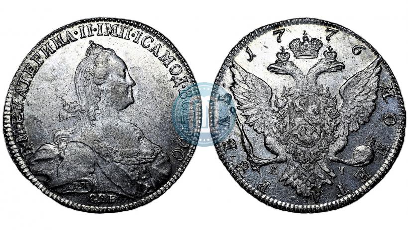 Picture 1 rouble 1776 year СПБ-ЯЧ 