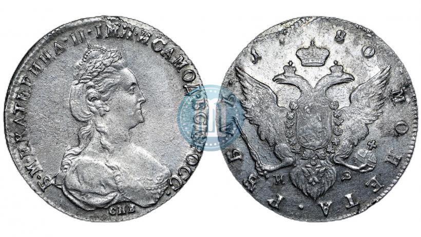 Picture 1 rouble 1780 year СПБ-ИЗ 