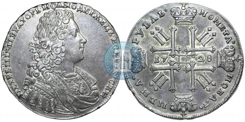 Picture 1 rouble 1728 year  "Type of 1728"