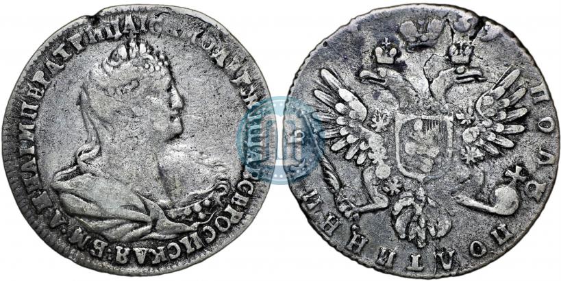Фото Полуполтинник 1739 года  