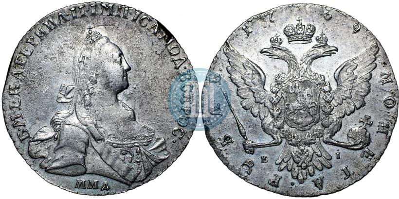 Фото 1 рубль 1769 года ММД-EI 
